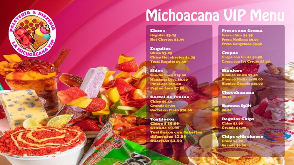 La Michoacana Vip & Yoshi's Pizza Menu image 3